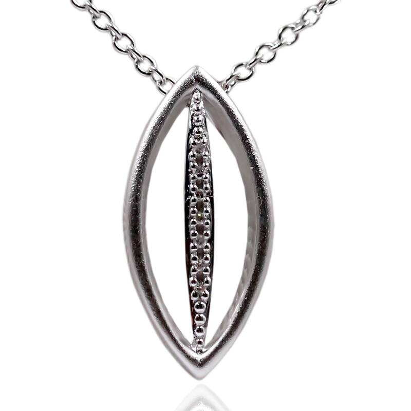 925 Sterling Silver Diamond Pendant
