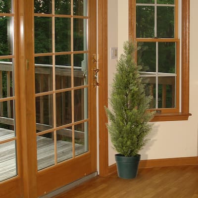National Tree Company 36-Inch Artificial Arborvitae Topiary Tree - 36 IN