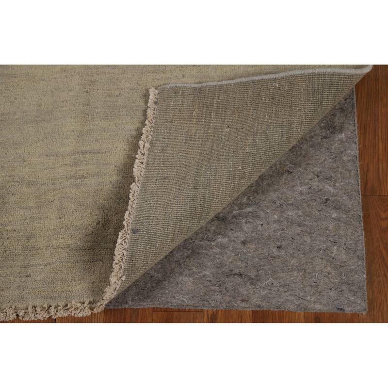 Gabbeh Modern Area Rug Hand-Knotted Wool Carpet - 4'9" x 6'7"