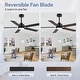 preview thumbnail 93 of 173, 42/48/52/56/62-IN LED Ceiling Fan with Light Kit and Remote(5/7-Blade)