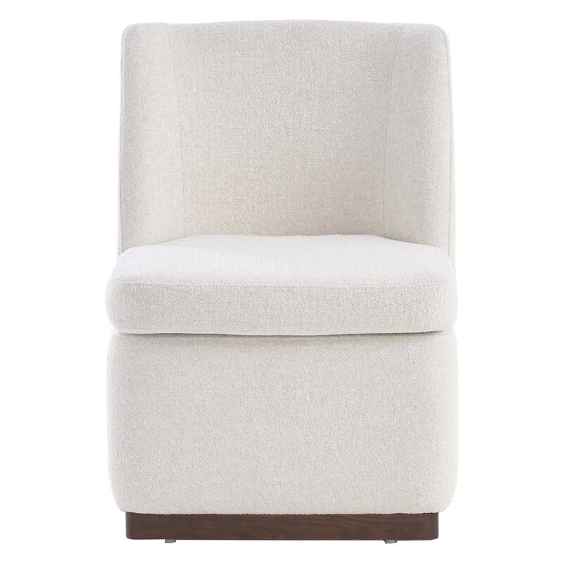 Modern Accent Chair Set of 4, Armless Chairs for Dining Room, Living Room, Bedroom