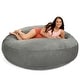 preview thumbnail 3 of 66, Jaxx Cocoon 6 Ft Giant Bean Bag Sofa and Lounger for Adults, Microsuede