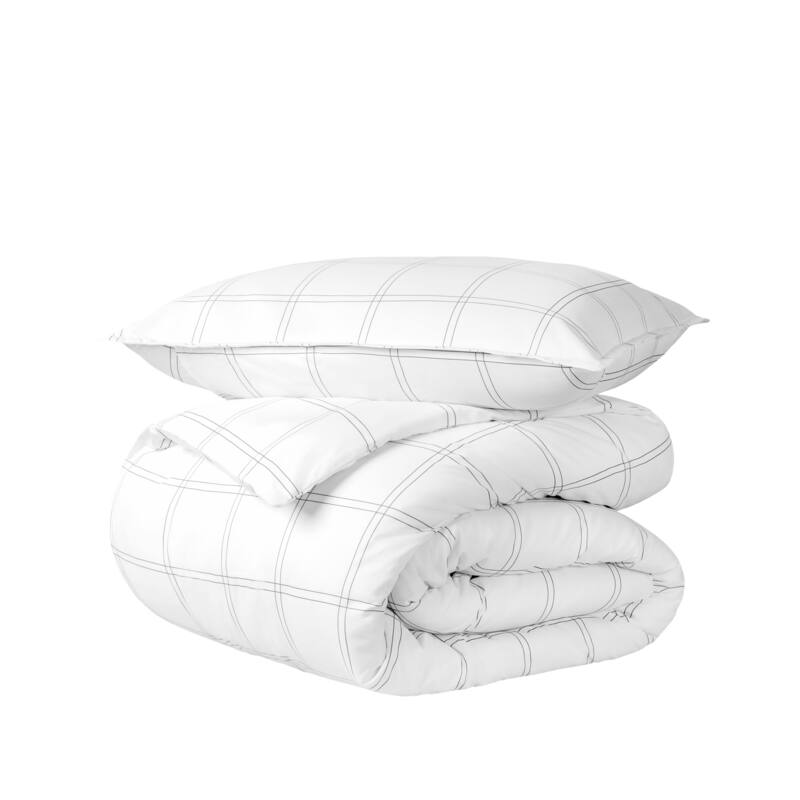 Bare Home Down Alternative Track Stitch Comforter Set