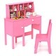 preview thumbnail 1 of 1, Study Desk and Chair Set for Kids with Ample Storage Space - 31" x 13.5" x 36"