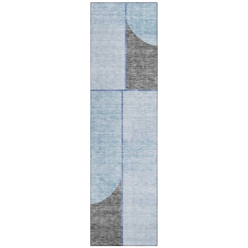 Machine Washable Indoor/ Outdoor Chantille Simple Modern Rug