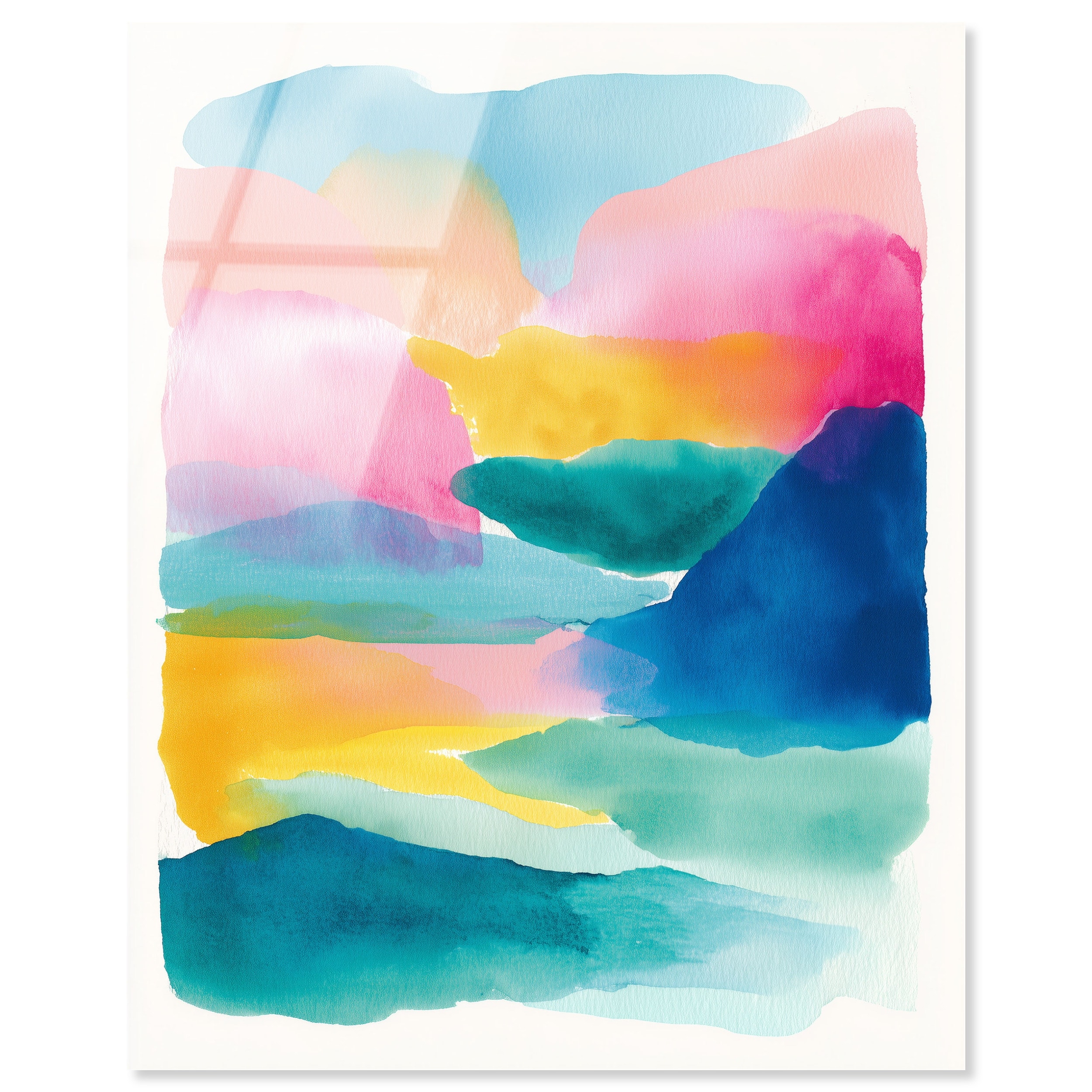 Dreamy Vistas I Whimsy Coastal Art Acrylic Print by Art Remedy