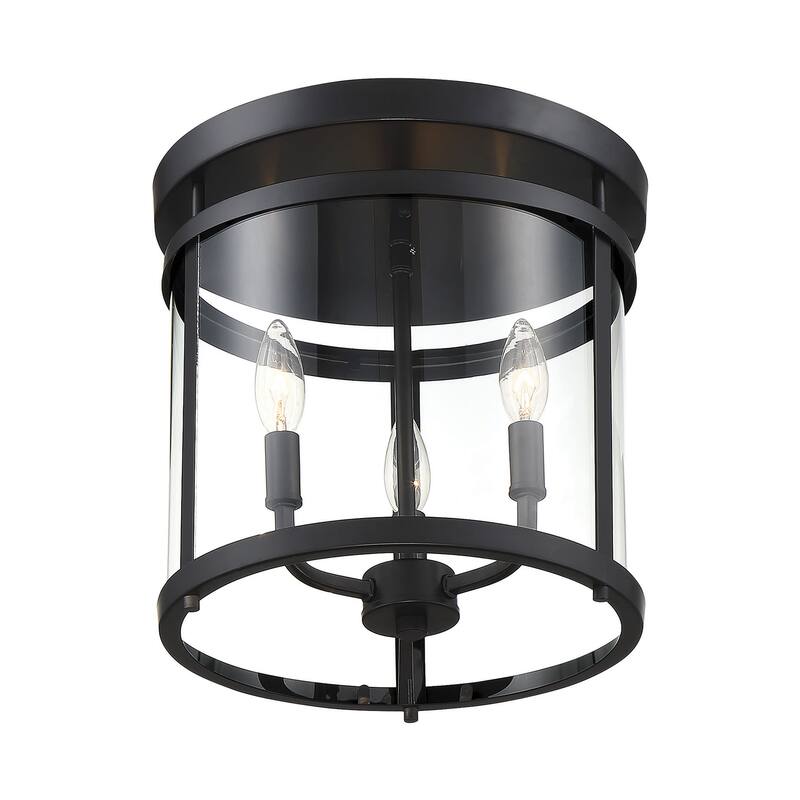 Savoy House Penrose 3 Light 13" Wide Semi-Flush Ceiling Fixture
