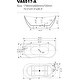 preview thumbnail 18 of 53, Vanity Art 71" X 32" White Acrylic Freestanding Air Bubble Soaking Bathtub with UPC Certified Overflow and Pop-up Drain