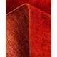 preview thumbnail 7 of 7, Overton Hand Knotted Wool Vintage Inspired Modern Contemporary Overdyed Orange Runner Rug - 2' 7" x 23' 9"