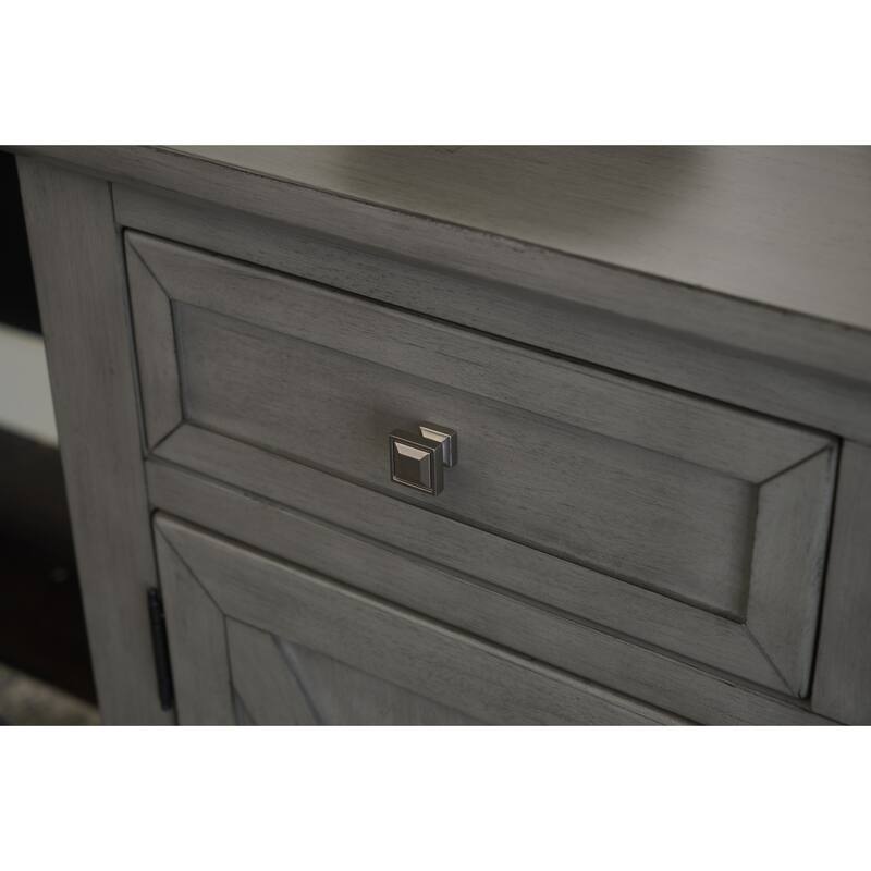 Abbyson Theo 54 Inch Wood Server