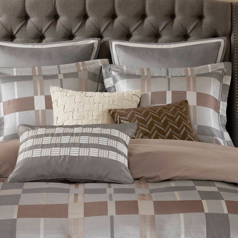Madison Park Signature Prescott Jacquard Oversized Duvet Style Comforter Set