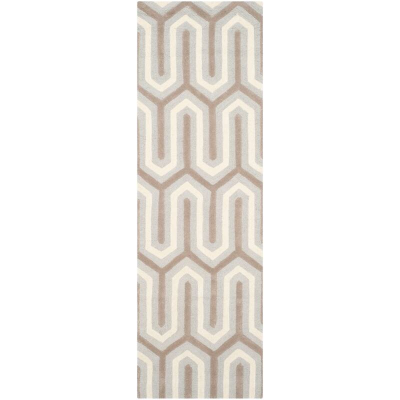 SAFAVIEH, Handmade Cambridge Faiza Modern Moroccan Wool Rug