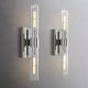 preview thumbnail 89 of 96, KAYLA Modern Glass Wall Sconces, Indoor Wall Lighting Wall Light Fixtures, Vanity Light with Glass Shade(2-Sets)