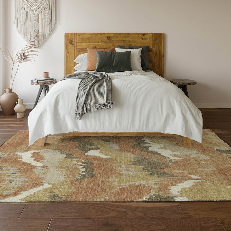 Premium Washable Super Soft Modern Ziggy Mayfield Rug