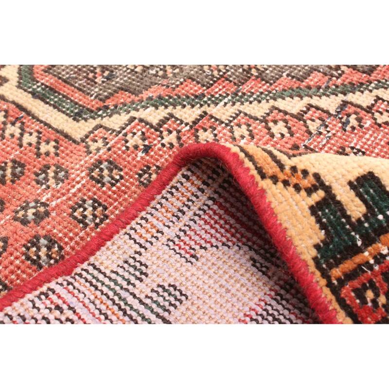 ECARPETGALLERY Hand-knotted Konya Anatolian Red Wool Rug - 4'7 x 5'11