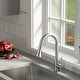 preview thumbnail 5 of 18, Karran Weybridge Single-Handle Pull-Down Sprayer Kitchen Faucet with Matching Soap Dispenser