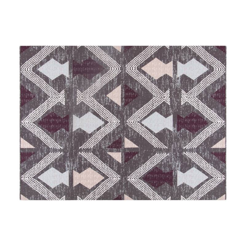 Jani 36"x48" Rug'd Chair Mat-Rug Style Office Chairmat for Carpet & Hard Floors| 0.25" Thick |Non-Slip, Foldable Desk Chair Mat
