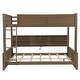 preview thumbnail 36 of 50, Wood Bunk Bed with Side Storage Compartment and 2 Built-in Charging Station & USB Port, Sturdy Wood Frame and Thickening Slats