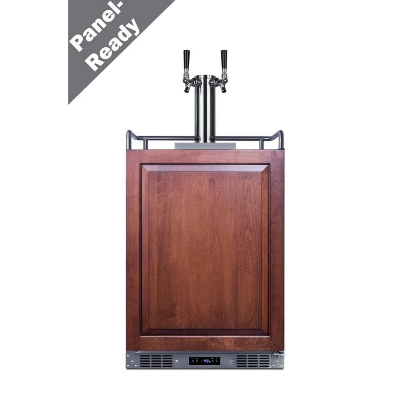 Summit SBC682TWIN 24" Wide 5.6 Cu. Ft. Built-In / Free Standing Double