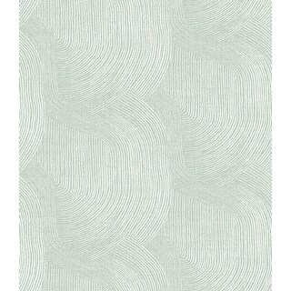 A-Street Prints Folly Seafoam Zen Swirls Wallpaper