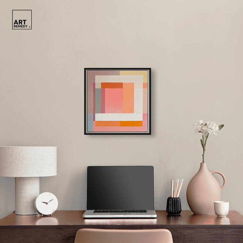 Minimal Color Blocks I Canvas by Art Remedy