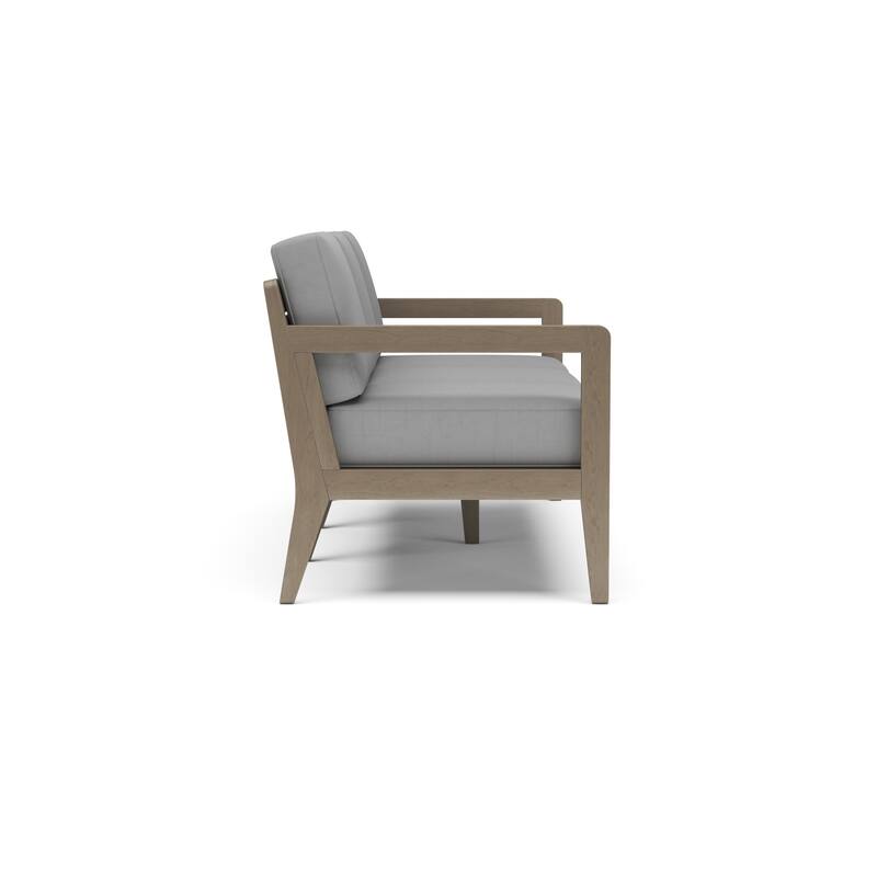 Homestyles Sustain Gray Wood Outdoor Sofa - 69" x 29" x 31"