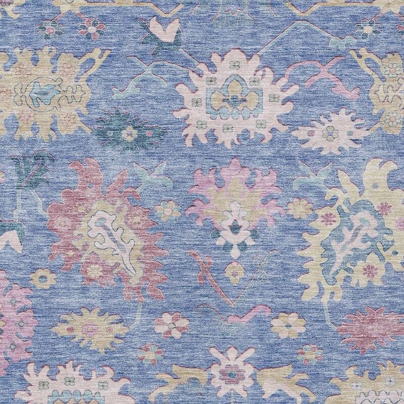 HomeRoots Floral Transitional Rectangle Outdoor Rug