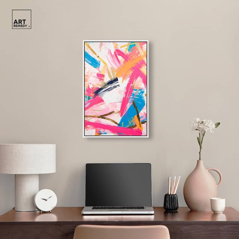Exuberant Hues IV Canvas by Art Remedy
