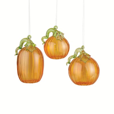 Pumpkin Ornament, Set of 3 - Set of 3