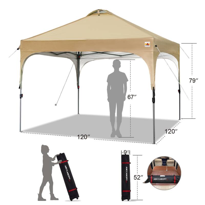 ABCCANOPY Outdoor Pop up Camping Sun Shelter Canopy Tent
