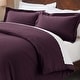preview thumbnail 5 of 6, Superior Classic Solid Flannel Cotton Duvet Cover Set