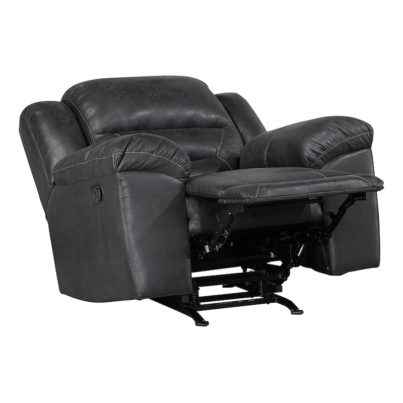 Fremont & Park Alonzo Polished Microfiber 3-Piece Manual Reclining Sofa Set