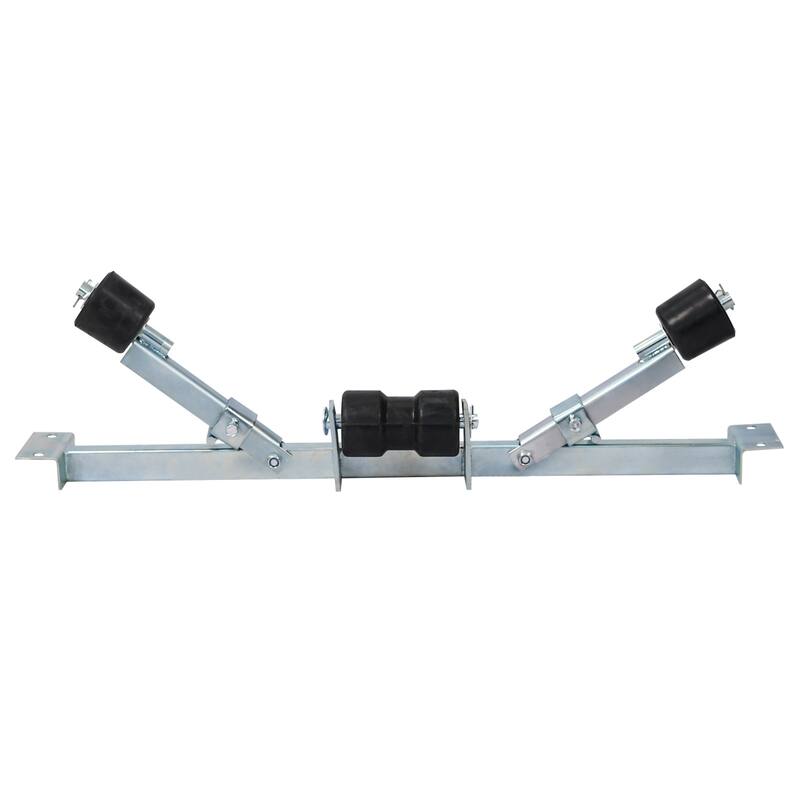 2204lbs Boat Trailer Bottom Support Bracket with Keel Rollers capacity