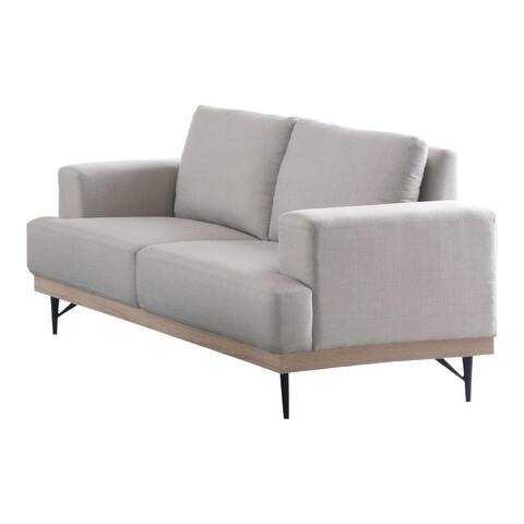 Coaster Furniture Kester Recessed Track Arm Upholstered Loveseat