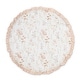 preview thumbnail 2 of 5, Violet Floral Ruffle Quilted Baby Play Mat - Beige