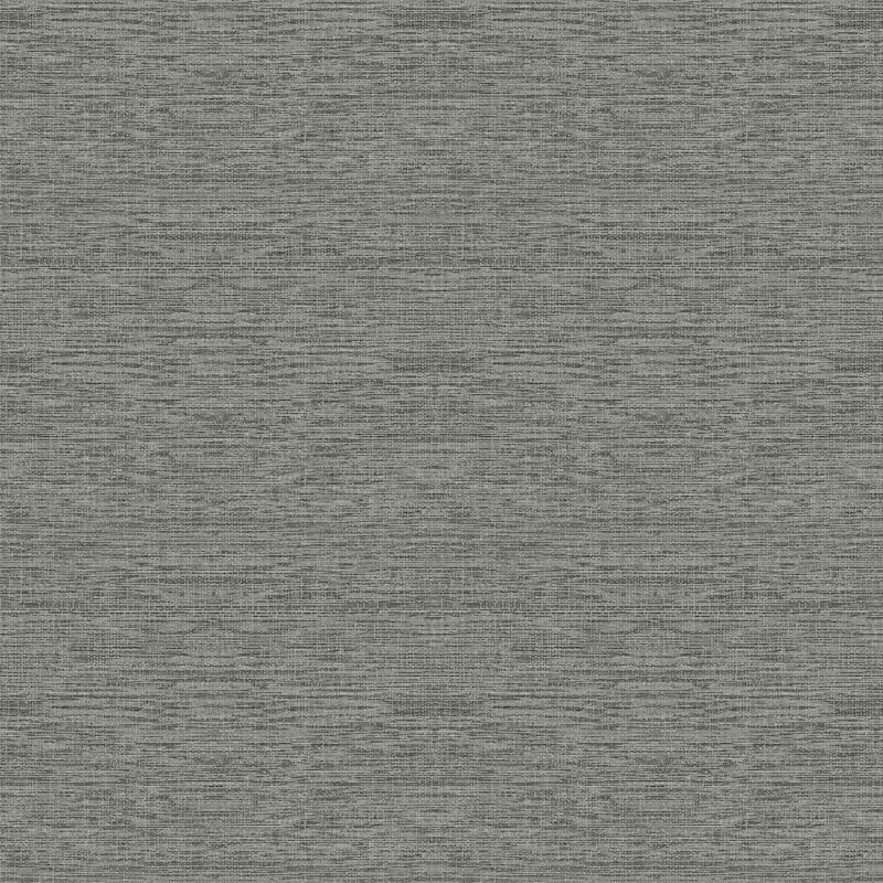 Seabrook Designs Sisal Hemp Embossed Vinyl Unpasted Wallpaper - 27 in. W x 27 ft. L - Stone Gray