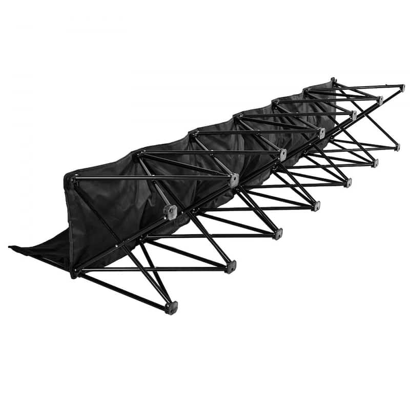 Foldable Team Bench with 600D Oxford Fabric Sturdy Iron Frame for Sports and Outdoor Use