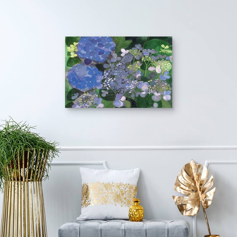 Hydrangea Blue by Maret Hensick Canvas Art Print