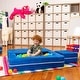 preview thumbnail 38 of 48, Jaxx Zipline Modular Kids Loveseat with Ottomans