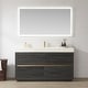 preview thumbnail 3 of 84, Huesca Bath Vanity with Composite Integral Sink Top and Mirror