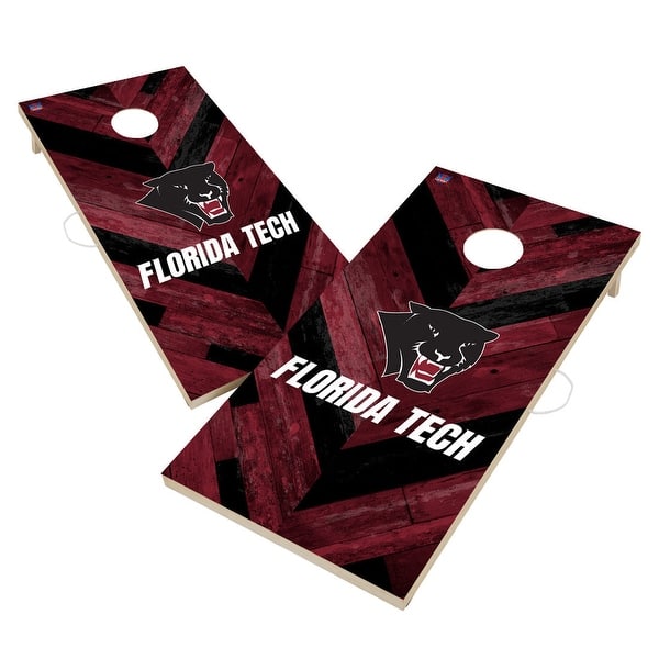 slide 2 of 6, Florida Institute of Technology Panthers FIT Cornhole Board Set 16 Years and Up