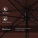preview thumbnail 58 of 143, North Bend 9-foot Round Auto-tilt, Bronze Finish, Sunbrella Patio Umbrella by Havenside Home