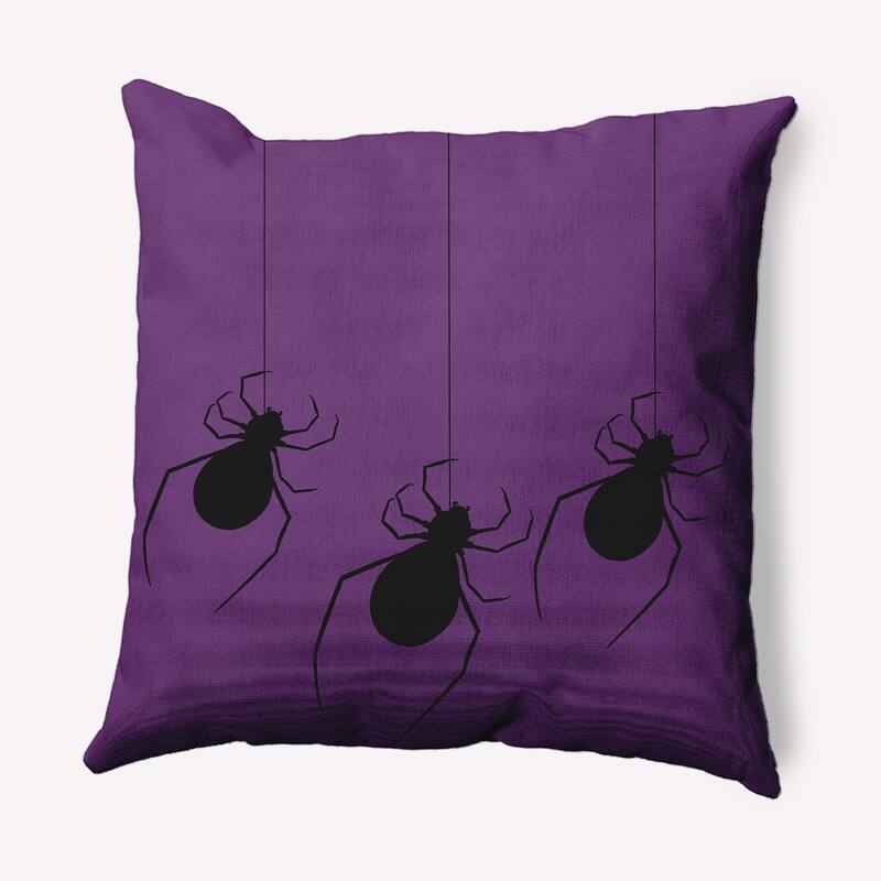 Hanging Spiders Decorative Throw Pillow