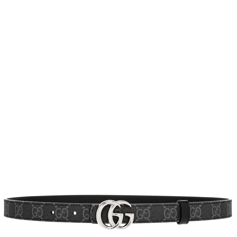 Gucci GG Marmont Reversible Thin Belt 0.75" Wide