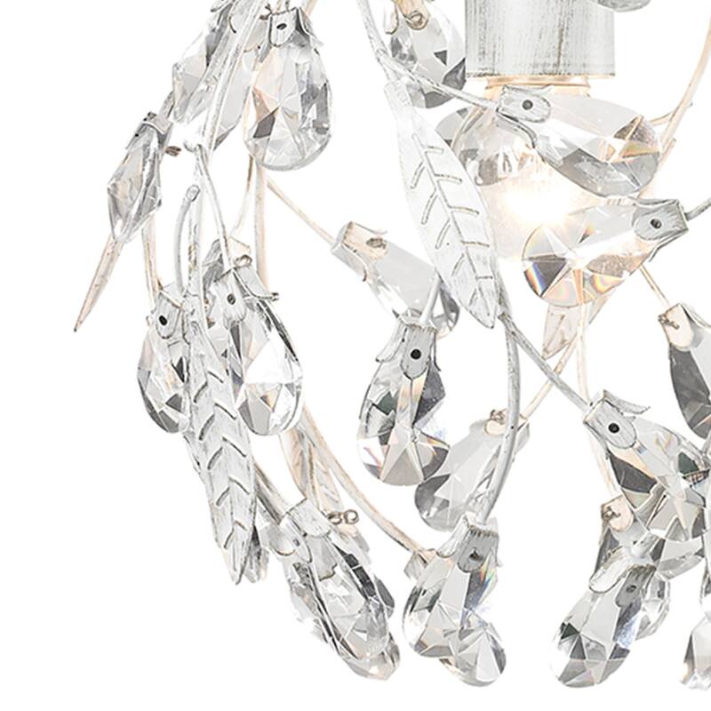 Elk Home Circeo Antique White With White Metal Shade 1 Light Pendant