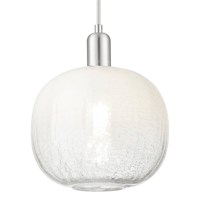 Innovations Lighting 716-1P-G481-10OP Brookhaven Sphere 10" Wide Cord - Brushed Satin Nickel