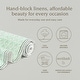 preview thumbnail 19 of 91, Over&back Hand-Blocked Printed Cotton Table Runner - Machine Washable