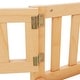 preview thumbnail 8 of 7, Full Size Floor Bed with Door & Fence, Montessori Floor Bed for Kids, Solid Wood Full Bed Frame for Girls Boys, Wood Kids Bed