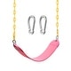 preview thumbnail 15 of 21, Heavy Duty Swing Seat with 66” Chain for Kids Outdoor Play, Pack of 1 Pink