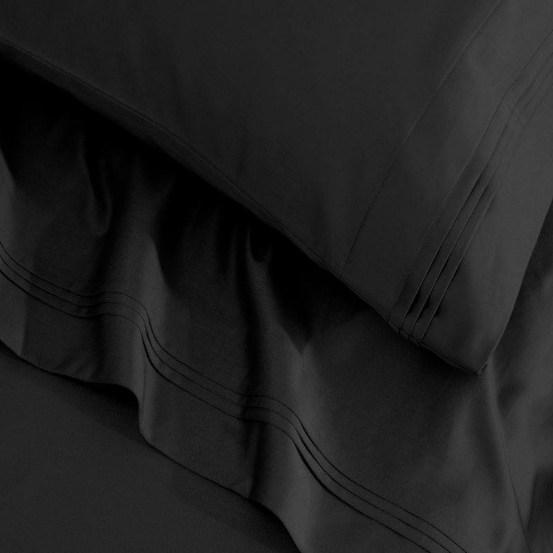 Blue Nile Mills 1500 Thread Count Egyptian Cotton Deep Pocket Solid Sheet Set